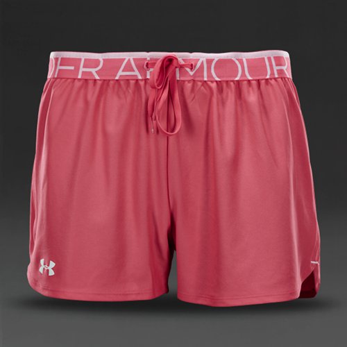 Under Armour Play Up Shorts Pink Shock/White for Women